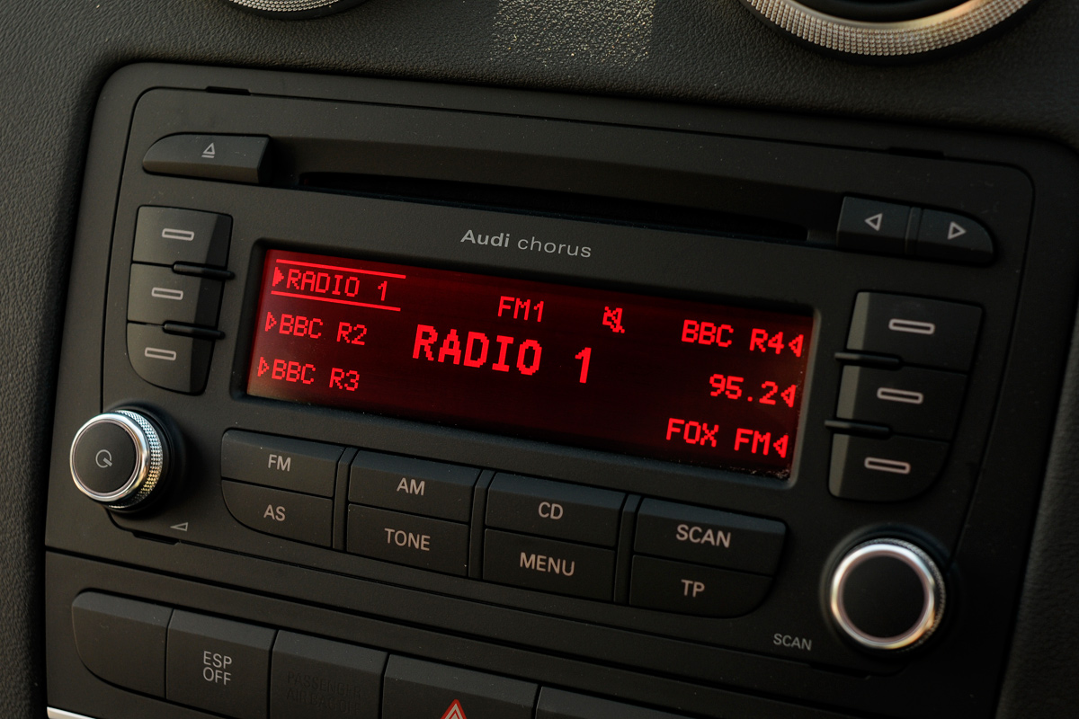 Audi A3 centre console