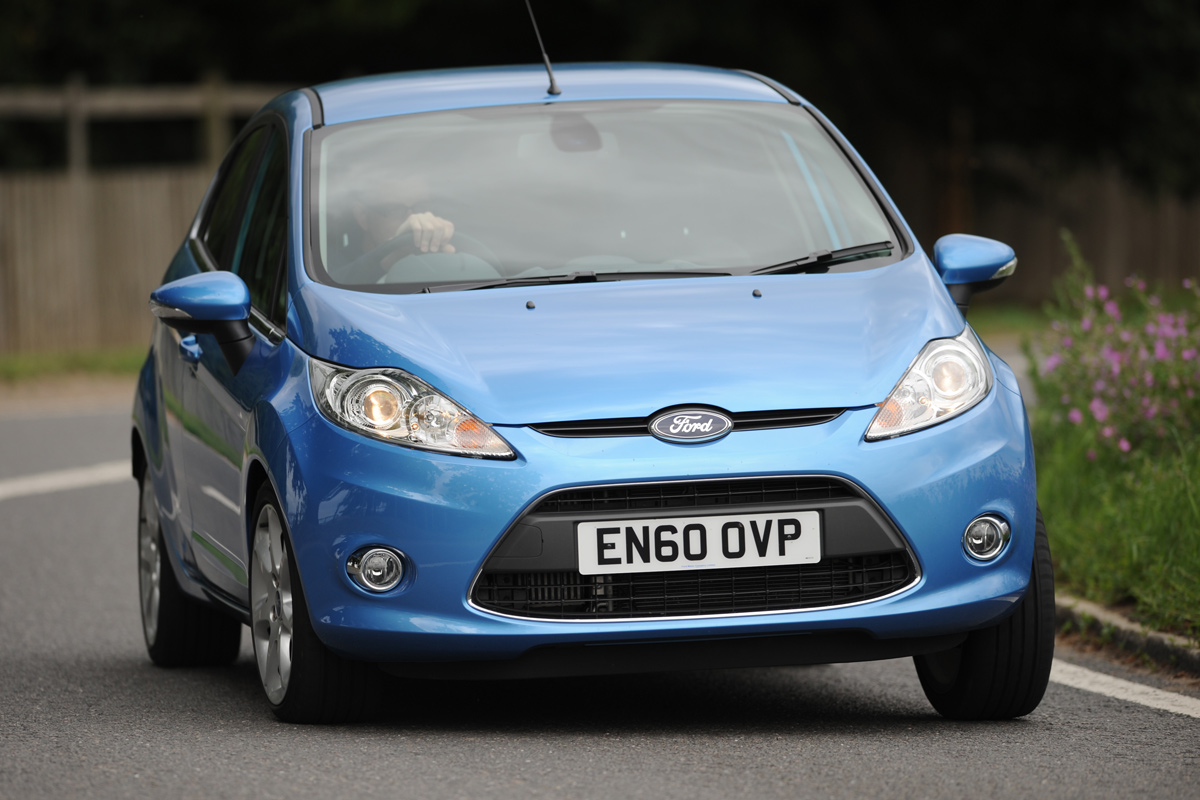 Ford Fiesta front cornering