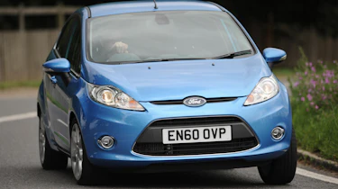 Ford Fiesta front cornering