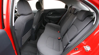 Kia Rio rear seats