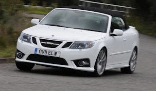 Saab 9-3 Convertible front cornering