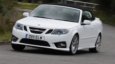 Saab 9-3 Convertible front cornering