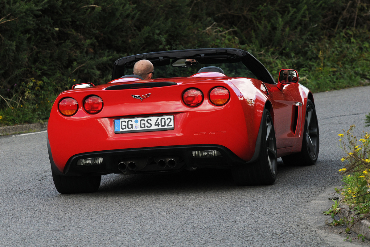 Corvette Grand Sport rear cornering