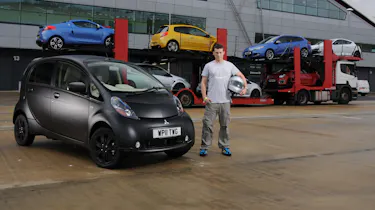 Mitsubishi i-MiEv at Silverstone