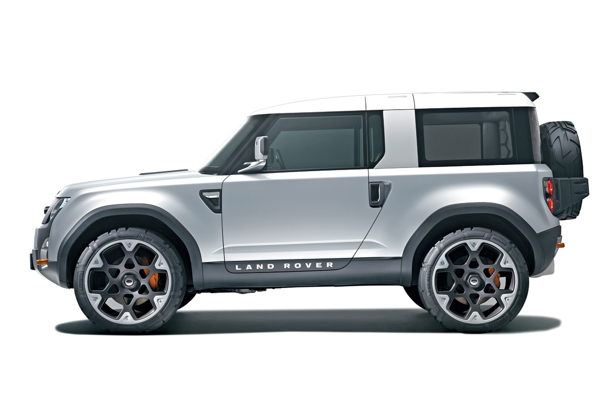 Land Rover DC100 profile