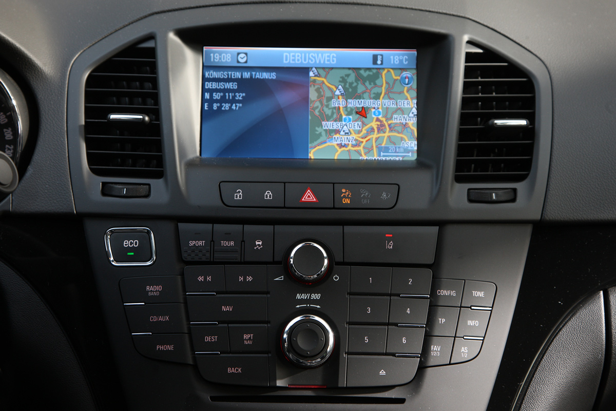 Vauxhall Insignia centre console