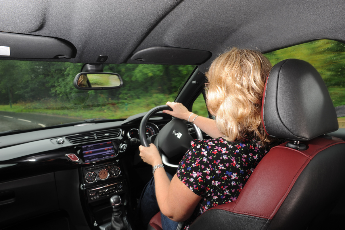 Citroen DS3 driving
