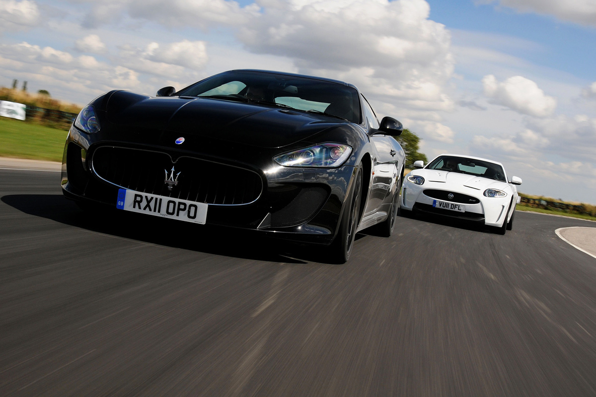 Maserati GranTurismo MC Stradale vs Jaguar XKR-S Coupe