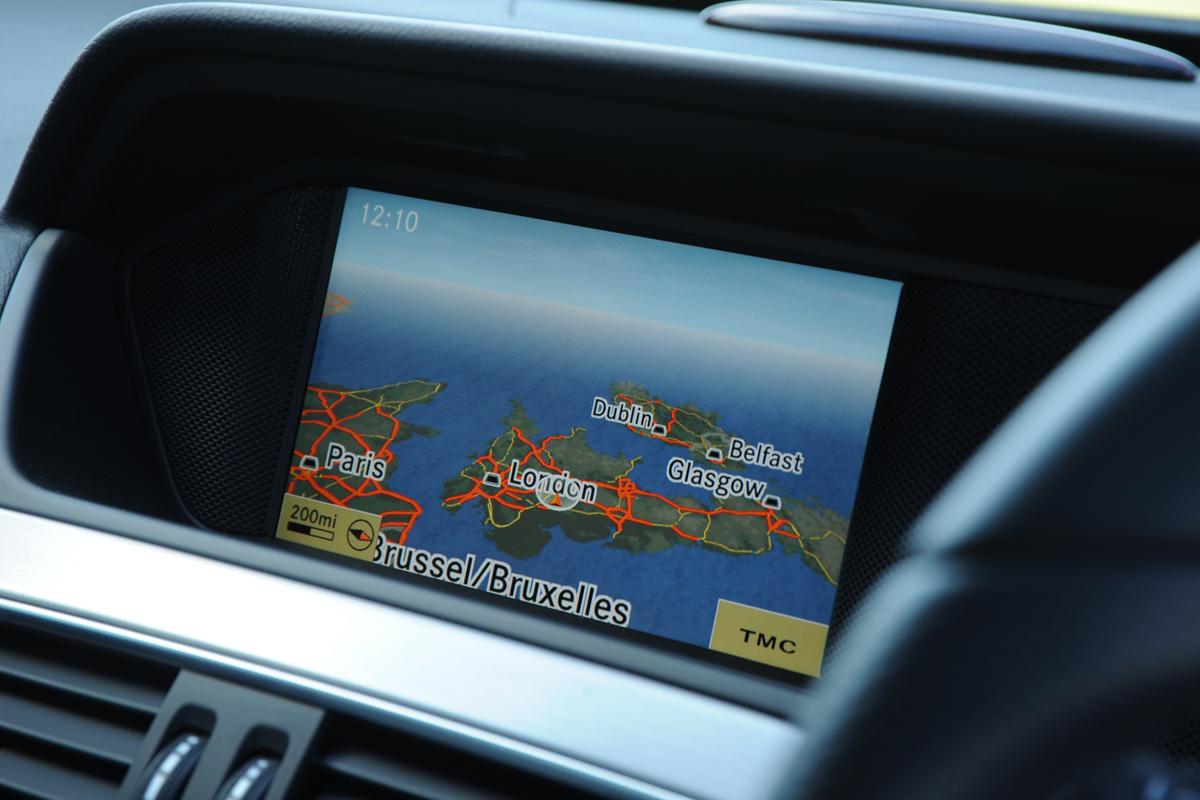 Mercedes C180 Coupe sat-nav