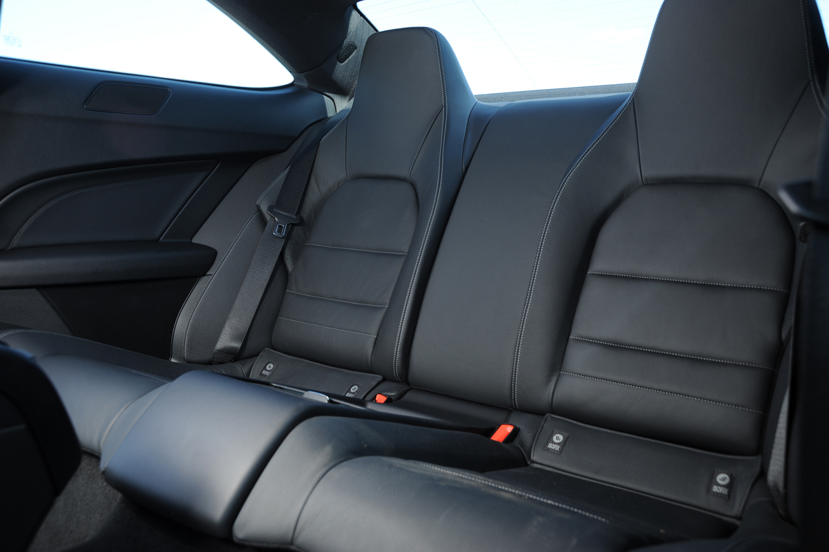 Mercedes C180 Coupe rear seats