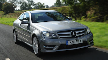 Mercedes C180 Coupe front tracking
