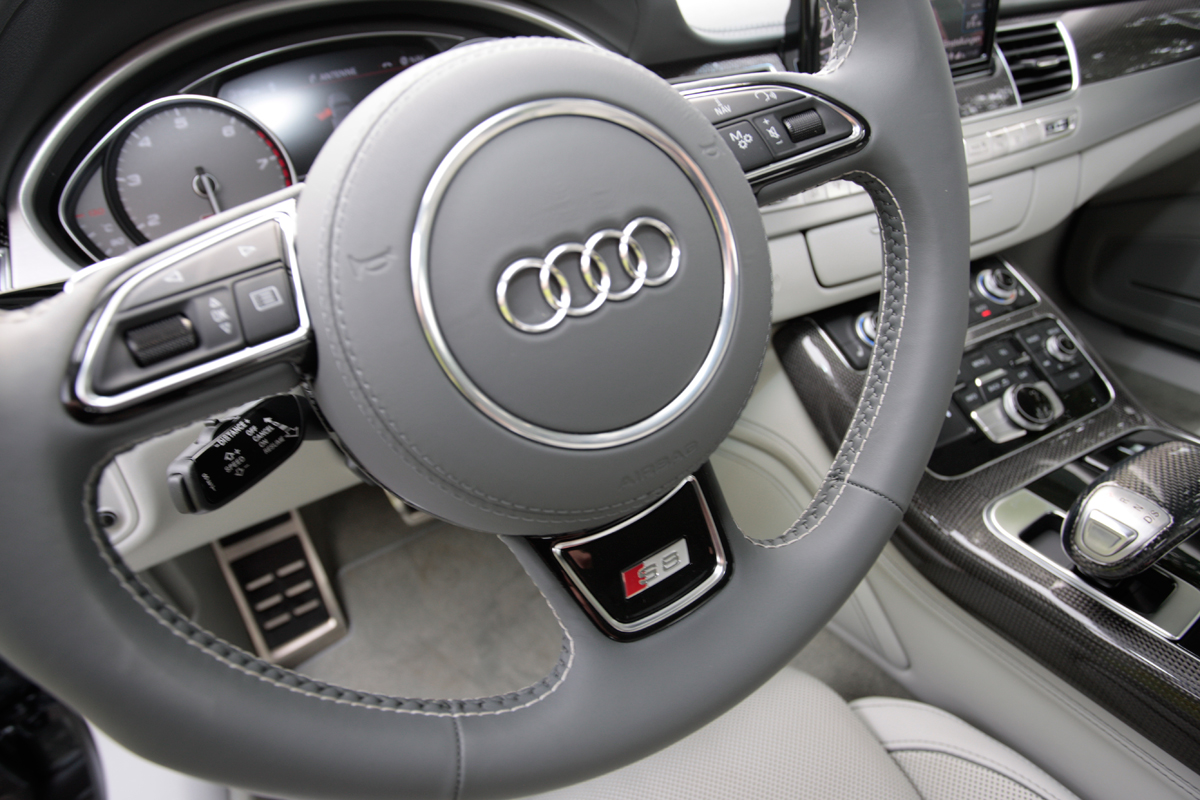 Audi S8 interior detail