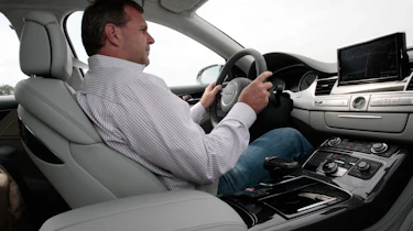 Audi S8 driving