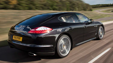 Porsche Panamera Diesel rear cornering