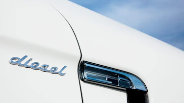 Porsche Panamera Diesel badge