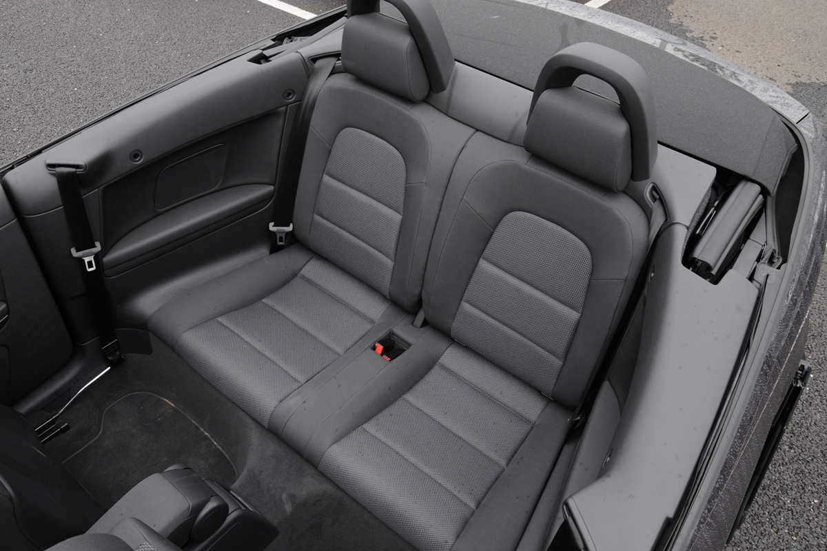 Audi A3 Cabriolet 1.6 TDI rear seats