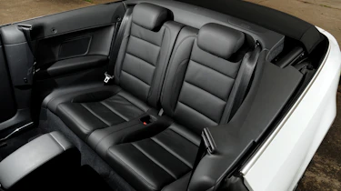 Volkswagen Golf Cabriolet 1.6 TDI SE rear seats