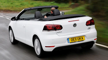 Volkswagen Golf Cabriolet 1.6 TDI SE rear tracking