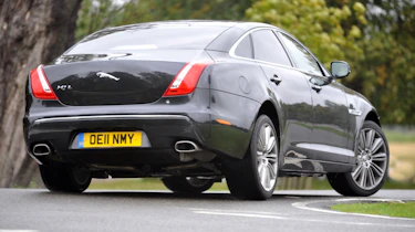 Jaguar XJ L rear cornering