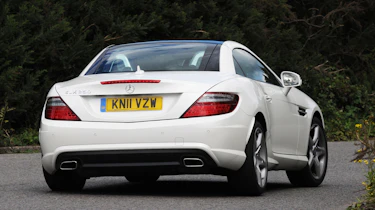 Mercedes SLK 250 rear cornering