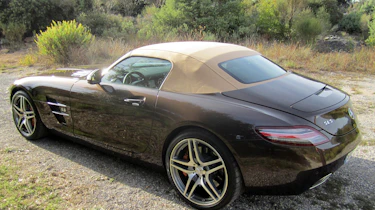 Mercedes SLS AMG Roadster front three-quarters