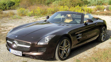 Mercedes SLS AMG Roadster front three-quarters