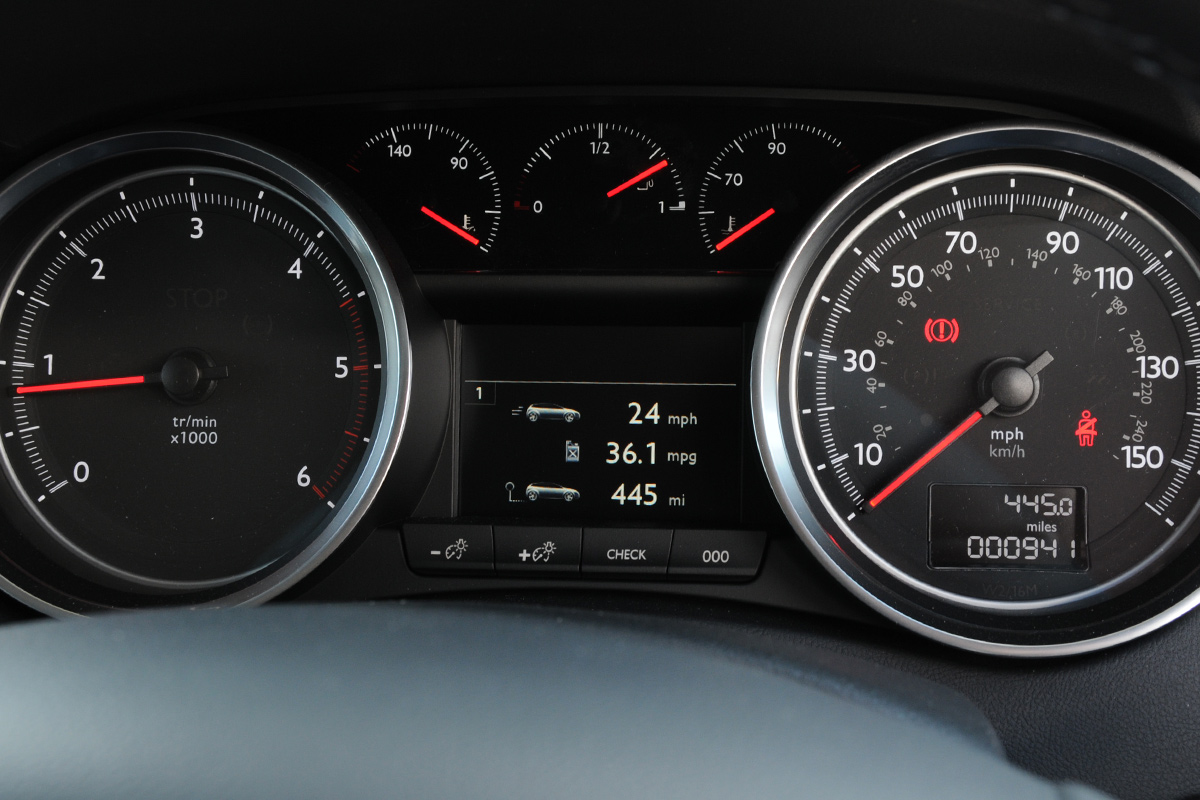 Peugeot 508 SW interior detail