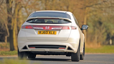 Honda Civic rear cornering