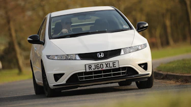 Honda Civic front cornering