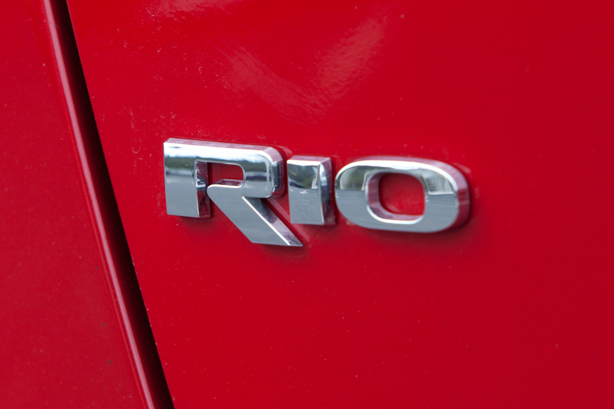 Kia Rio 1.4 CRDi badge