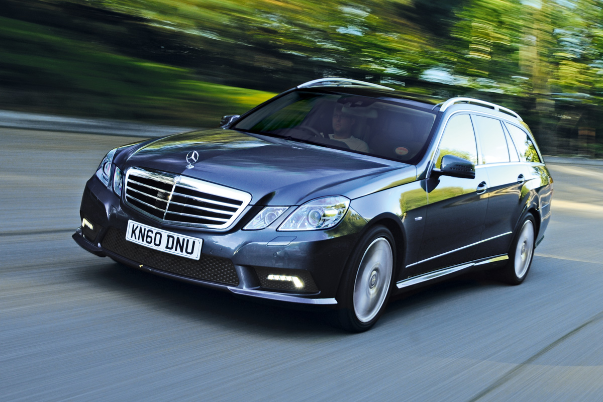 Mercedes E350 CDI Estate front tracking