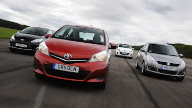 Ford Fiesta vs Toyota Yaris vs Mazda2 vs Suzuki Swift