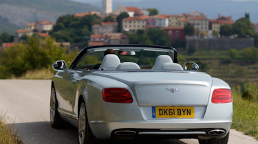 Bentley Continental GTC rear three-quarters