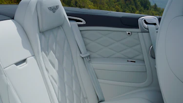 Bentley Continental GTC rear seats