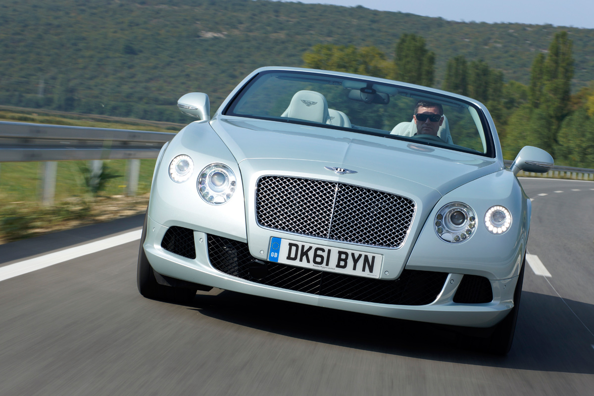 Bentley Continental GTC front tracking