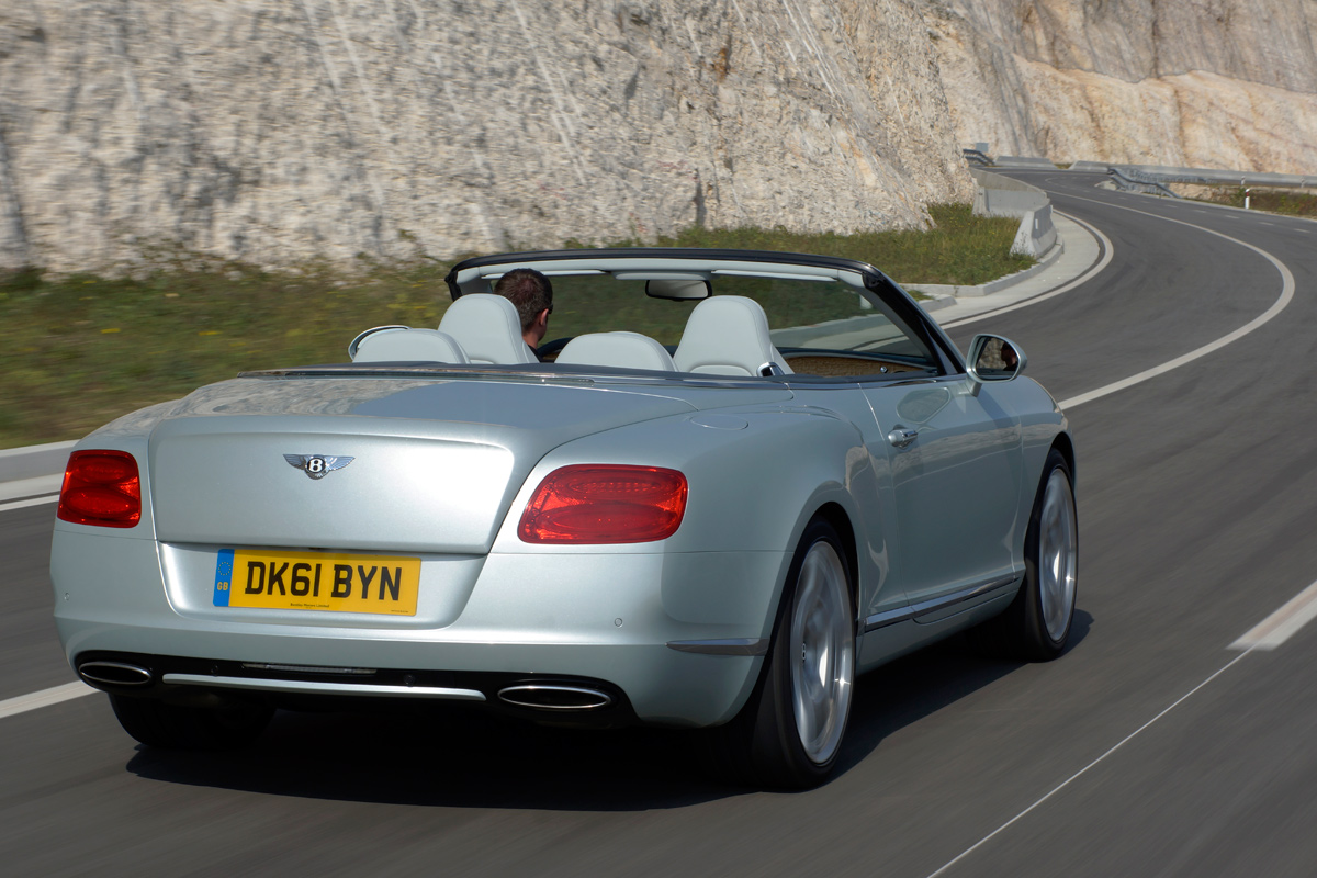 Bentley Continental GTC rear cornering