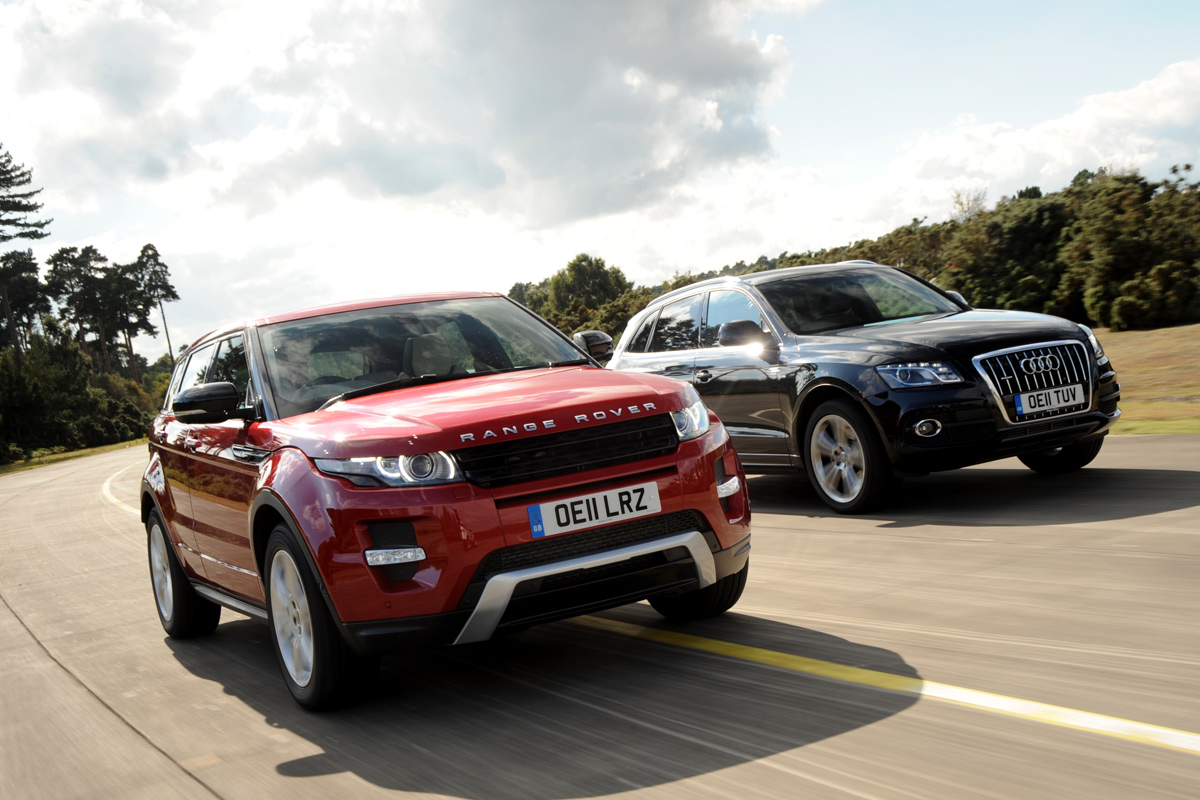 Range Rover Evoque SD4 Dynamic 5dr vs Audi Q5 TDI S line