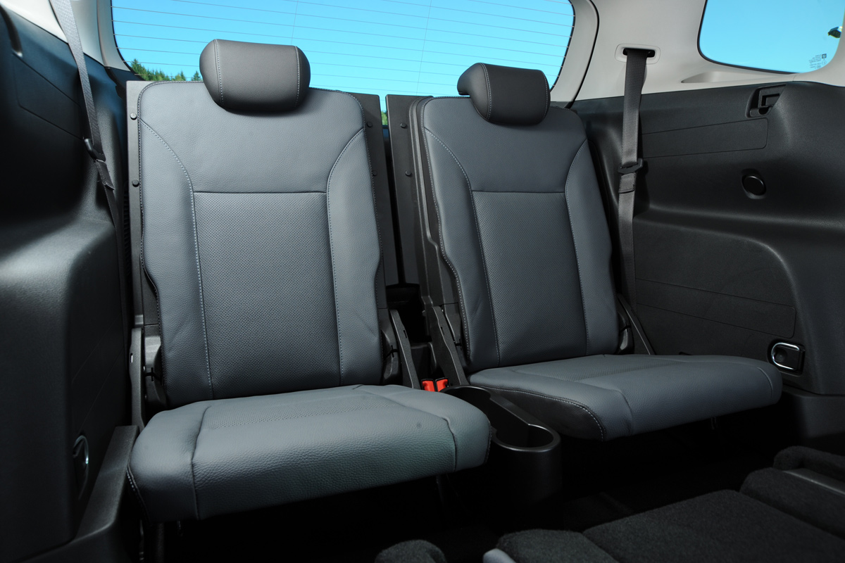 Vauxhall Zafira Tourer rear seats