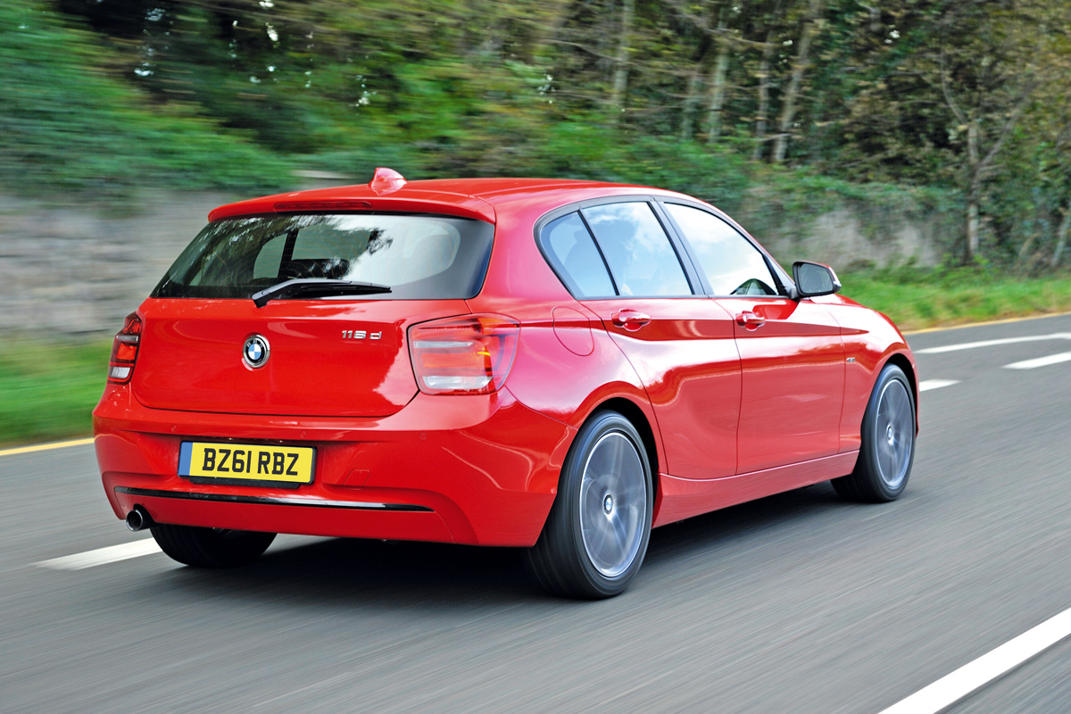 BMW 118d rear tracking