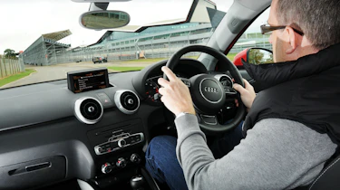 Audi A1 driving