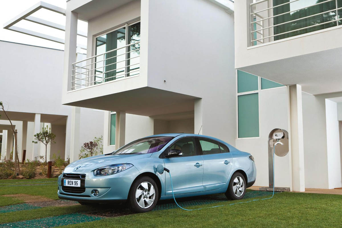Renault Fluence ZE charging