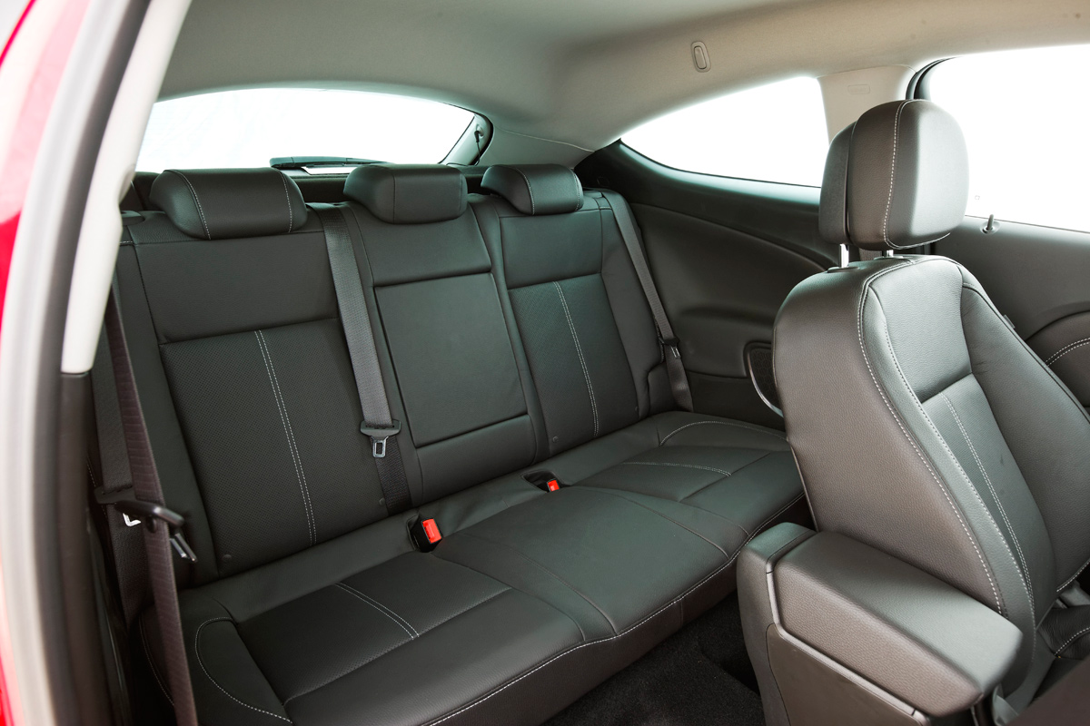 Vauxhall Astra GTC rear seats