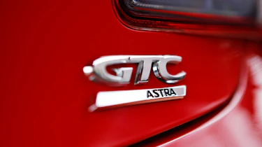 Vauxhall Astra GTC badge