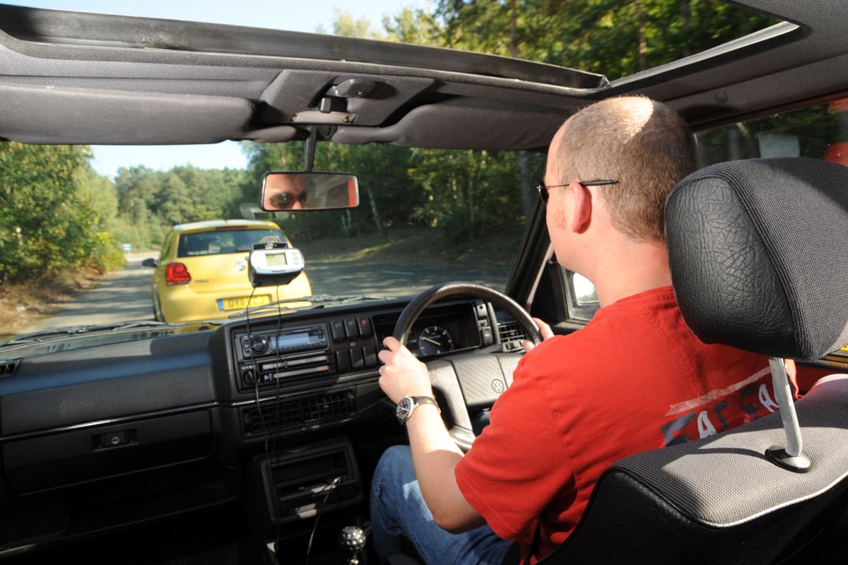 Volkswagen Polo driving
