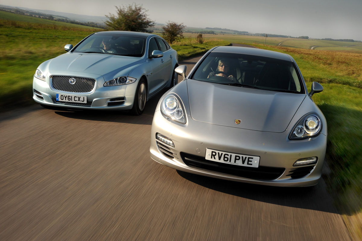 Porsche Panamera diesel vs Jaguar XJ