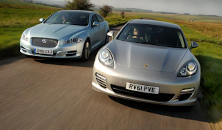 Porsche Panamera diesel vs Jaguar XJ