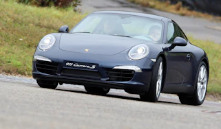 Porsche 911 front cornering