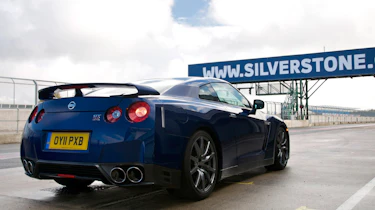 Nissan GT-R rear three-quarters
