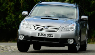 Subaru Outback front cornering