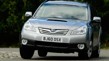 Subaru Outback front cornering